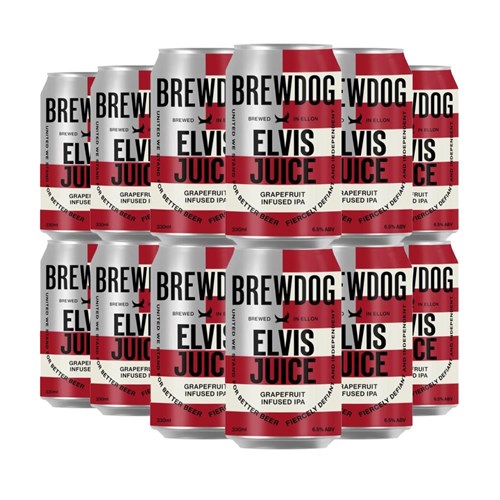 Brewdog Elvis Juice IPA 330ml Case Of 12 Beers
